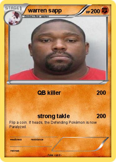 Pokemon warren sapp