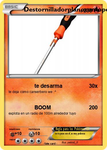 Pokemon Destornilladorplanocontopetraseroparagolpear