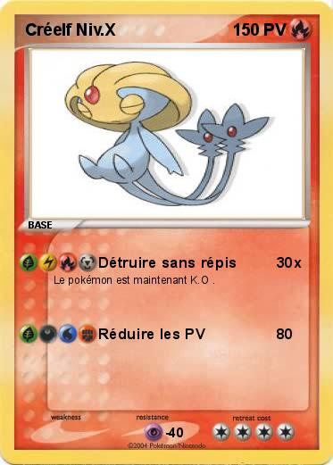 Pokemon Créelf Niv.X