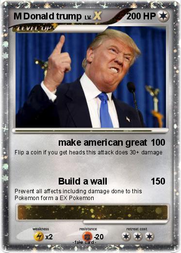 Pokemon M Donald trump