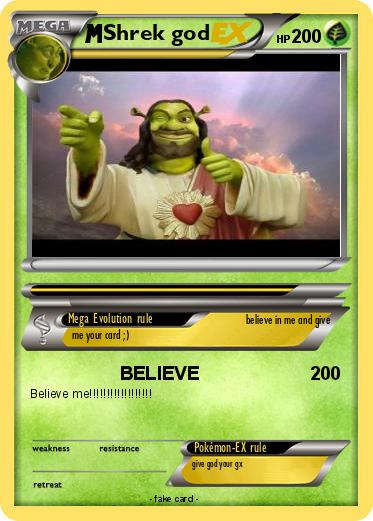 Pokemon Shrek god