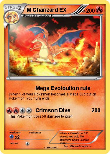 Pokemon M Charizard EX
