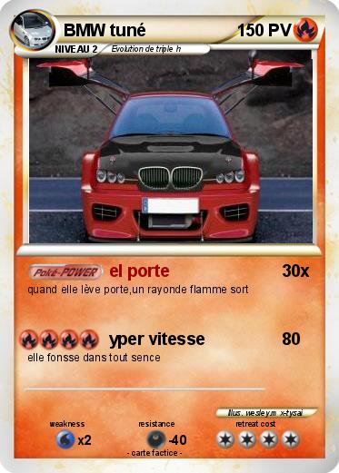Pokemon BMW tuné