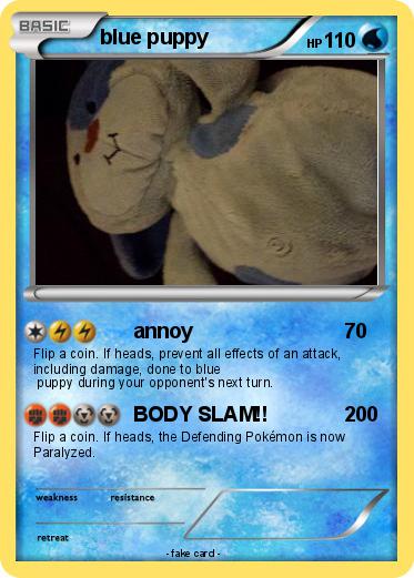 Pokemon blue puppy