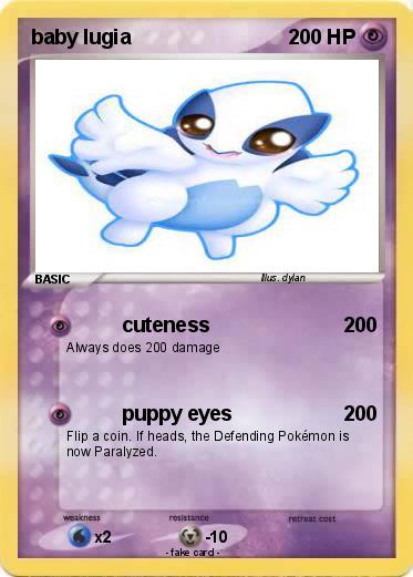 Pokemon baby lugia