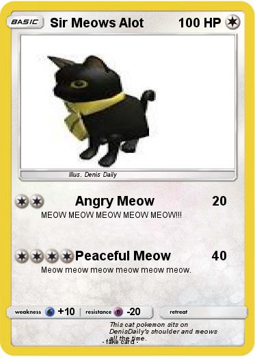 Pokemon Sir Meows Alot