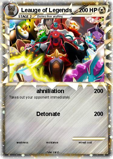 Pokemon Leauge of Legends
