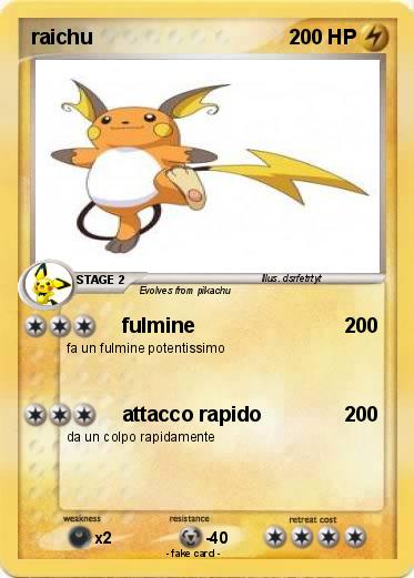 Pokemon raichu