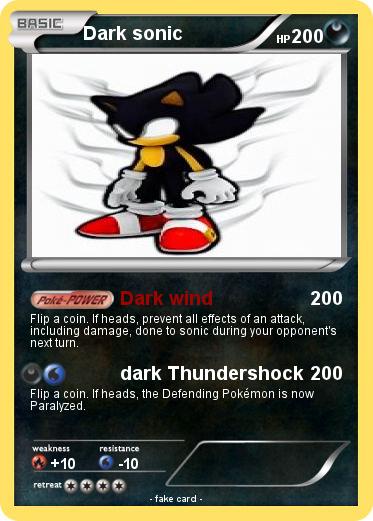 Pokemon Dark sonic