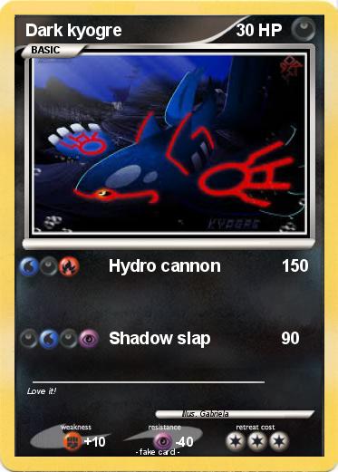 Pokemon Dark kyogre