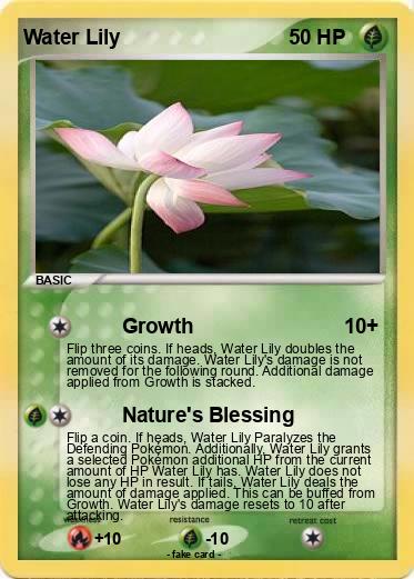 Pokemon Water Lily