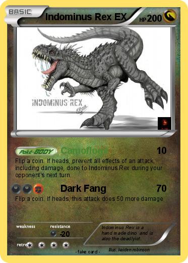 Pokemon Indominus Rex EX