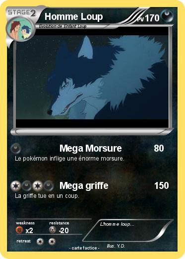 Pokemon Homme Loup