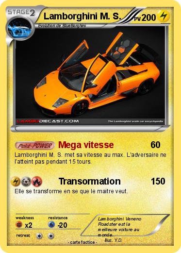 Pokemon Lamborghini M. S.