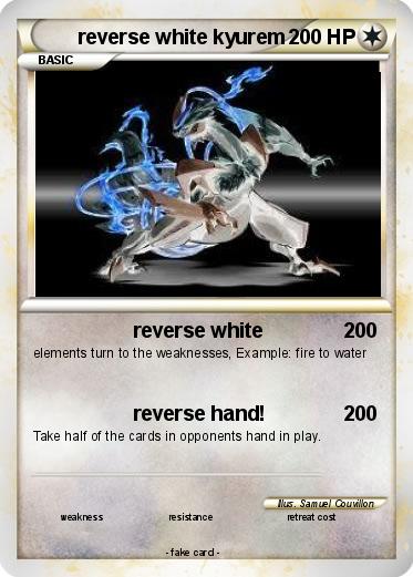 Pokemon reverse white kyurem