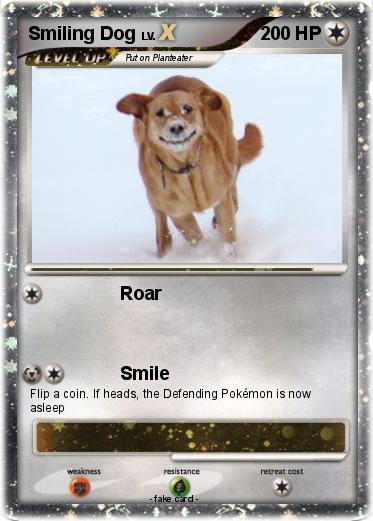 Pokemon Smiling Dog