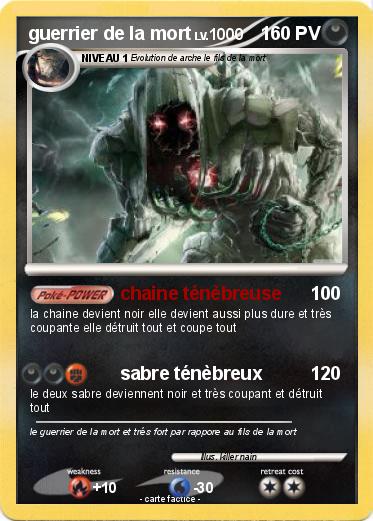 Pokemon guerrier de la mort
