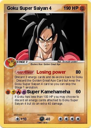 Pokemon Goku Super Saiyan 4