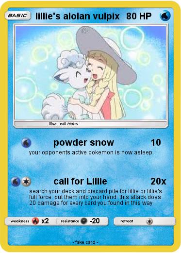 Pokemon lillie's alolan vulpix