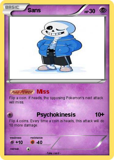 Pokemon Sans