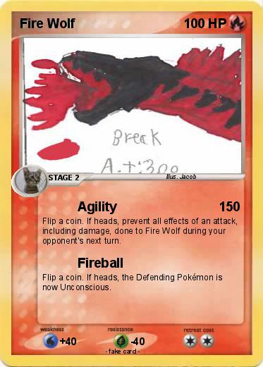 Pokemon Fire Wolf