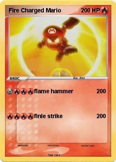 Pokemon Fire Charged Mario