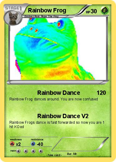 Pokemon Rainbow Frog