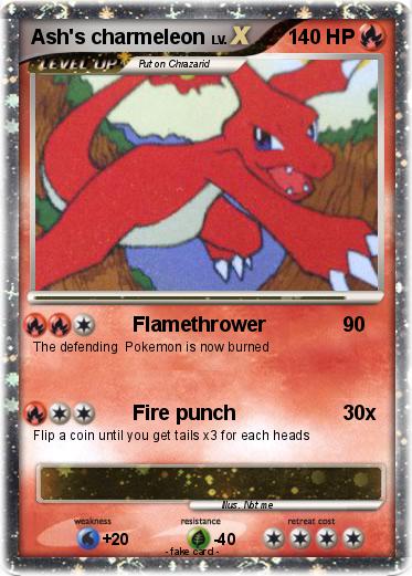Pokemon Ash's charmeleon