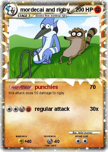 Pokemon mordecai and rigby