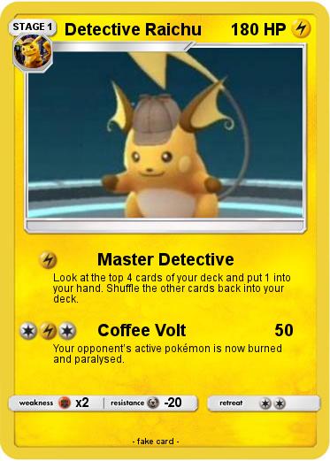 Pokemon Detective Raichu