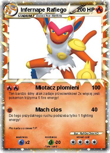 Pokemon Infernape Rafiego