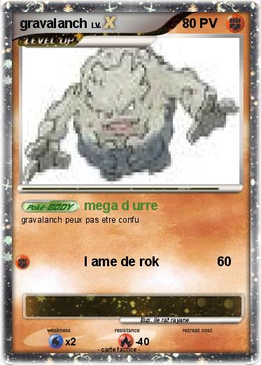 Pokemon gravalanch
