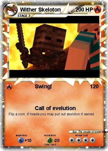 Pokemon Wither Skeloton