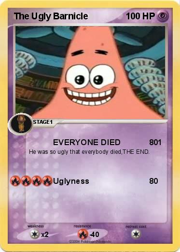 Pokemon The Ugly Barnicle