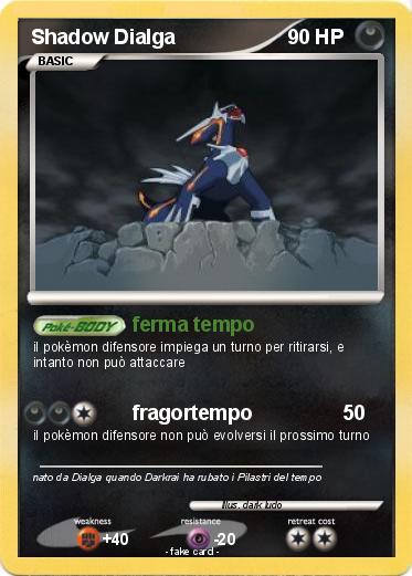 Pokemon Shadow Dialga