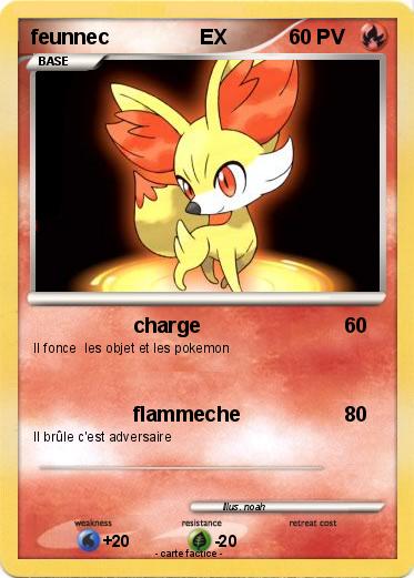 Pokemon feunnec                EX