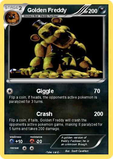 Pokemon Golden Freddy