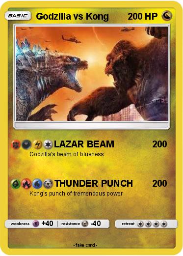 Pokemon Godzilla vs Kong