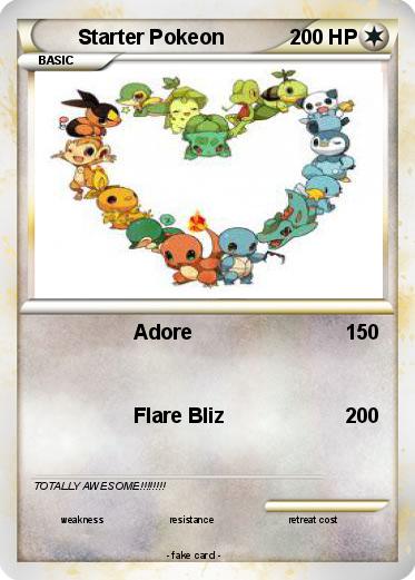 Pokemon Starter Pokeon