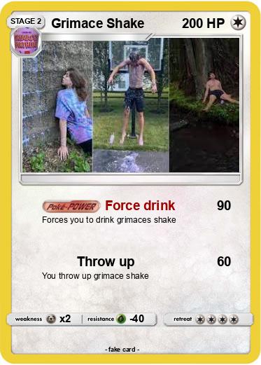 Pokemon Grimace Shake