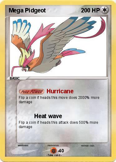 Pokemon Mega Pidgeot