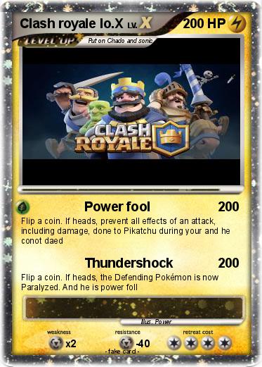 Pokemon Clash royale lo.X