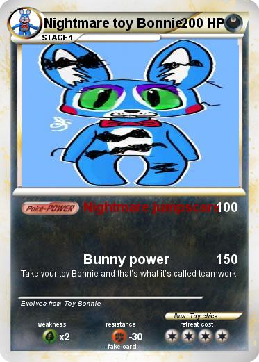 Pokemon Nightmare toy Bonnie