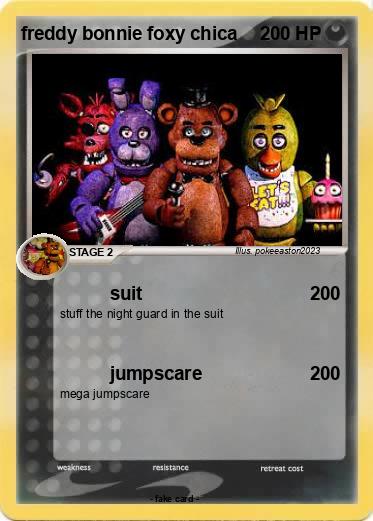 Pokemon freddy bonnie foxy chica