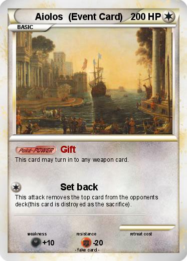 Pokemon Aiolos  (Event Card)