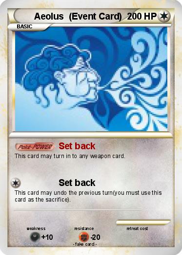 Pokemon Aeolus  (Event Card)