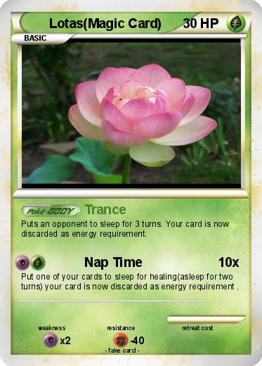 Pokemon Lotas(Magic Card)
