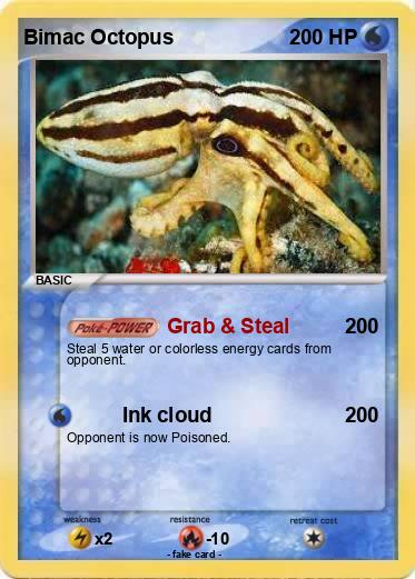 Pokemon Bimac Octopus