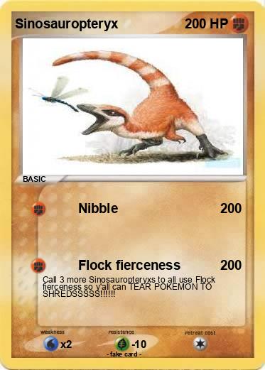 Pokemon Sinosauropteryx
