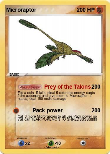 Pokemon Microraptor